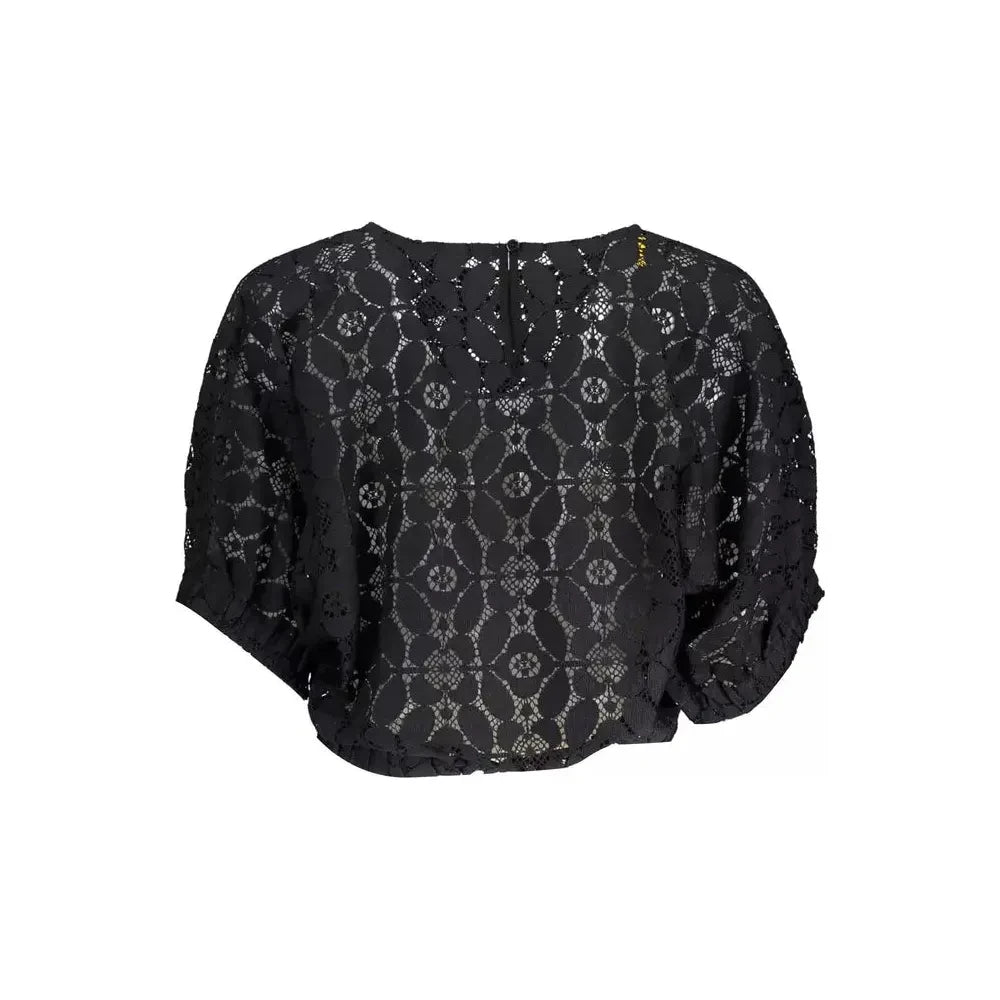 Desigual Black Polyester Women Blouse Desigual