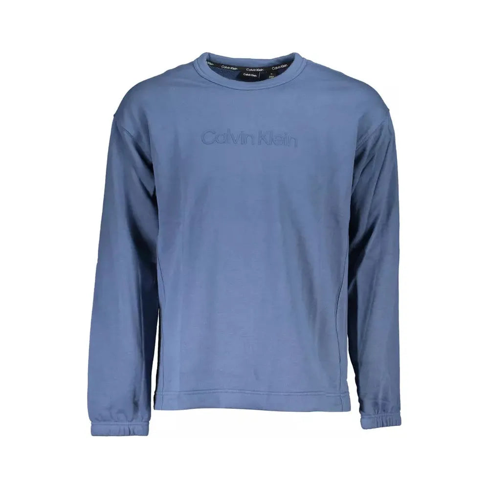 Calvin Klein Blue Cotton Men Sweater