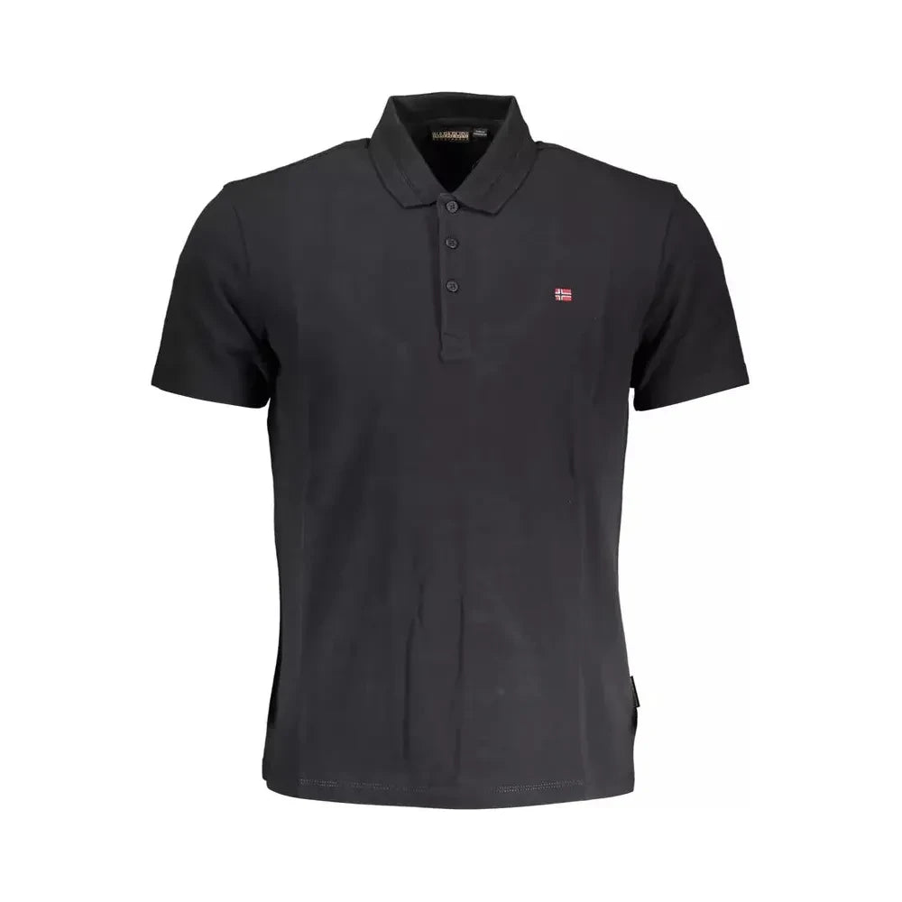 Napapijri Sleek Short-Sleeved Cotton Polo Shirt Napapijri