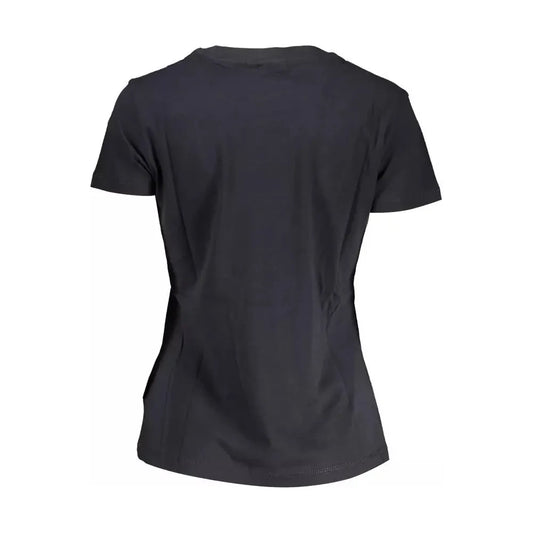 Napapijri Chic Short-Sleeved Black Cotton Tee Napapijri