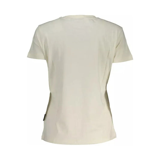 Napapijri White Cotton Women T-Shirt Napapijri