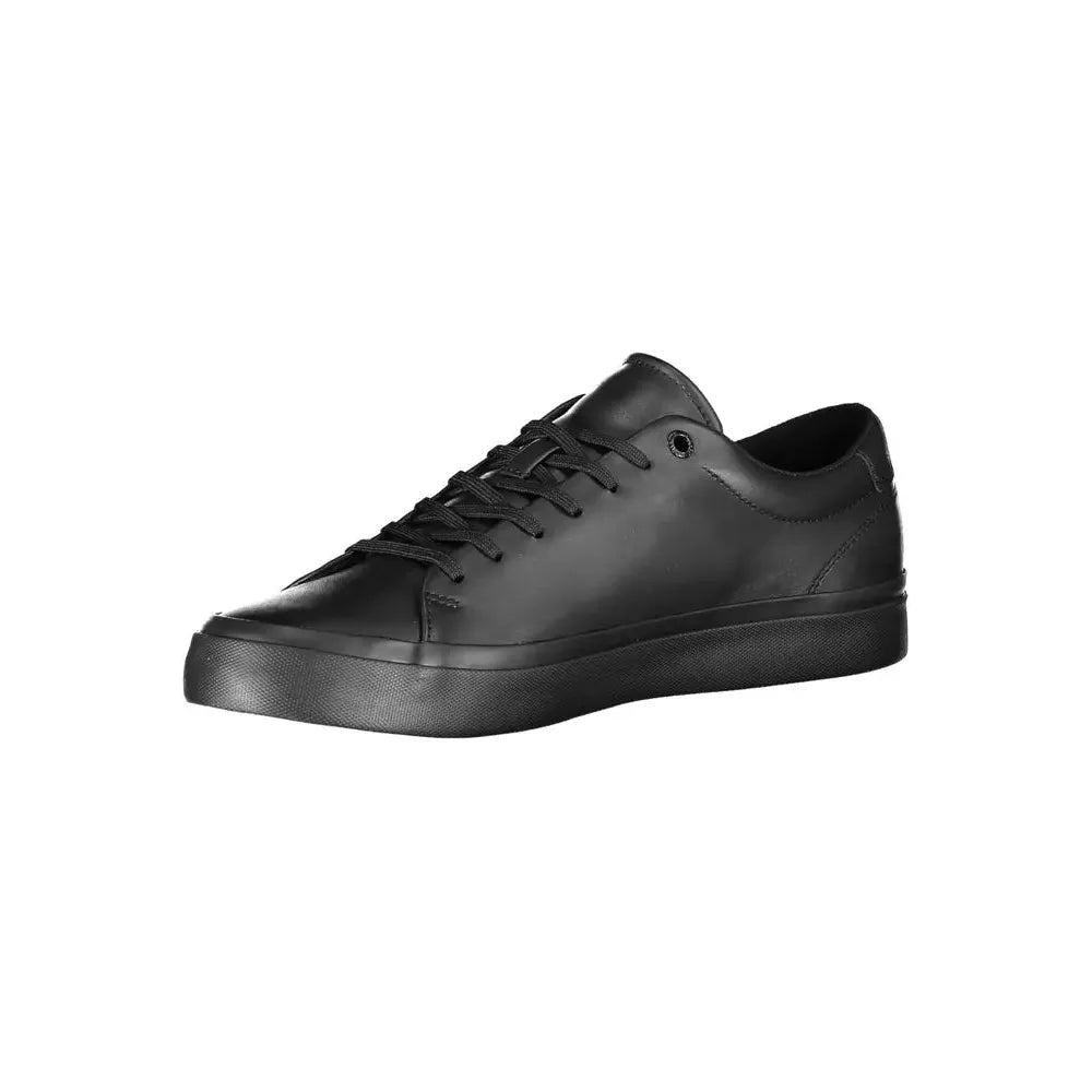 Tommy Hilfiger Sleek Black Eco-Friendly Sneakers Tommy Hilfiger