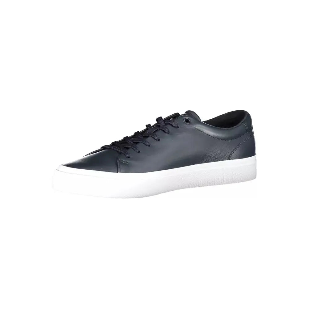 Tommy Hilfiger Sleek Blue Lace-Up Sports Sneakers Tommy Hilfiger