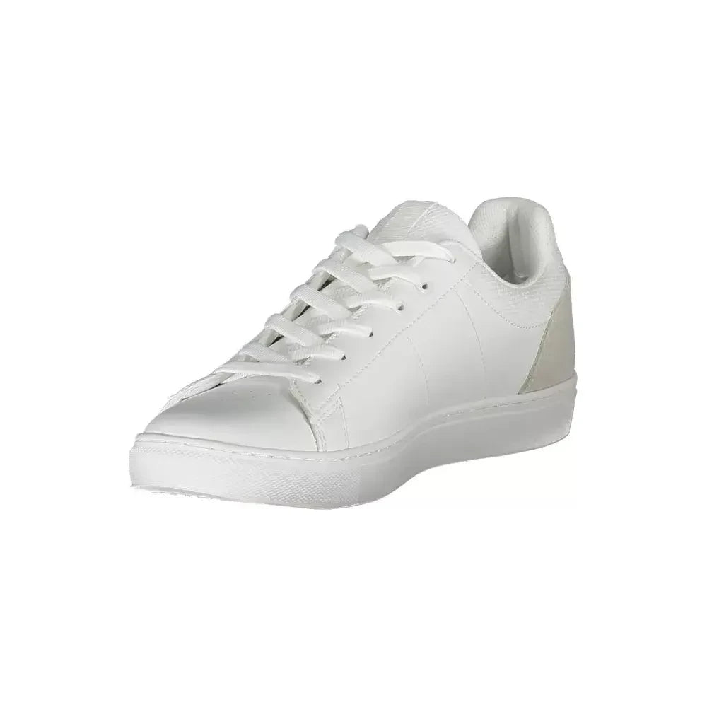 Napapijri Elegant White Lace-Up Sports Sneakers Napapijri