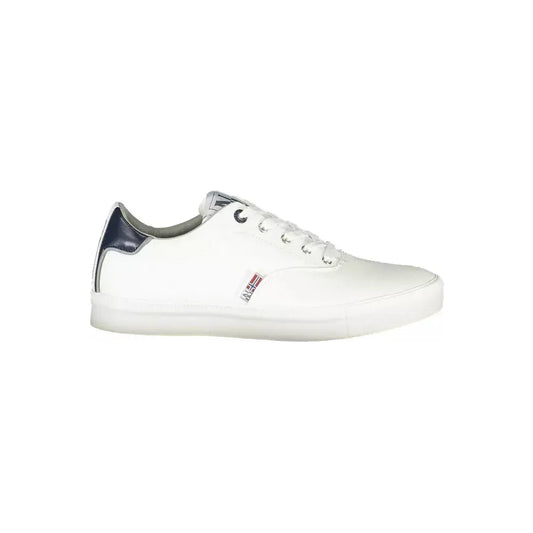 Napapijri White Polyester Men Sneaker Napapijri