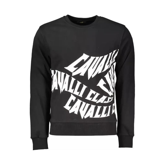 Cavalli Class Elegant Printed Long-Sleeve Sweater Cavalli Class