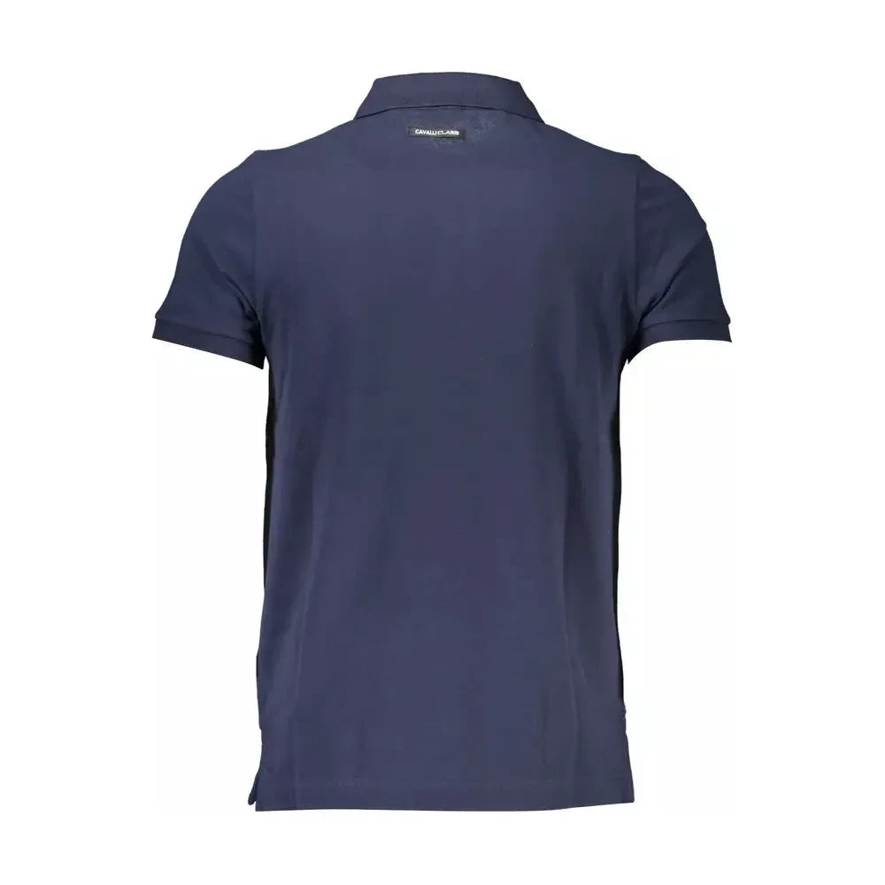 Cavalli Class Elegant Short-Sleeved Cotton Polo Cavalli Class