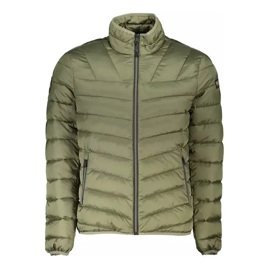 Napapijri Green Polyamide Long-Sleeved Men's Jacket Napapijri