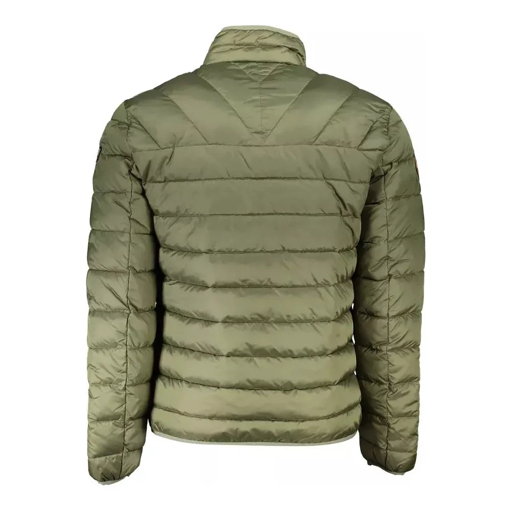 Napapijri Green Polyamide Long-Sleeved Men's Jacket Napapijri