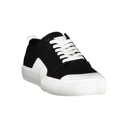 Calvin Klein Sleek Black Sports Sneakers with Eco-Friendly Twist Calvin Klein