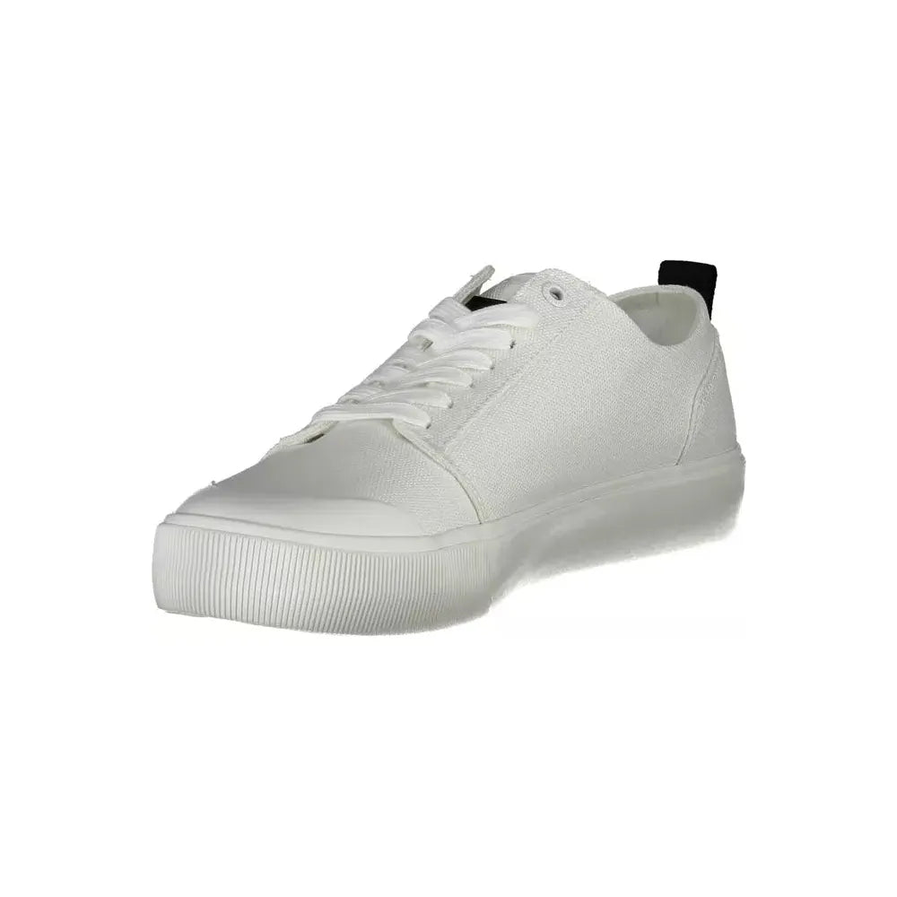 Calvin Klein Eco-Conscious White Sneakers with Logo Accents Calvin Klein