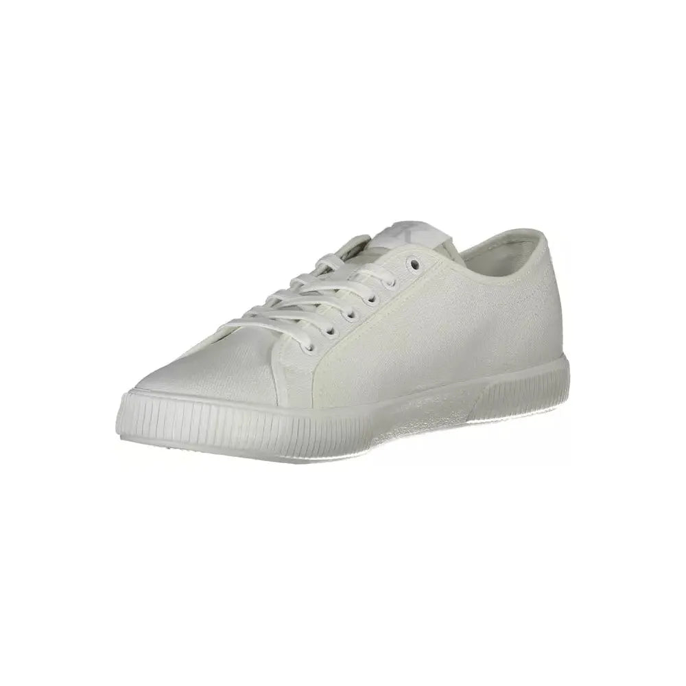 Calvin Klein Sleek White Sneakers with Eco-Friendly Twist Calvin Klein