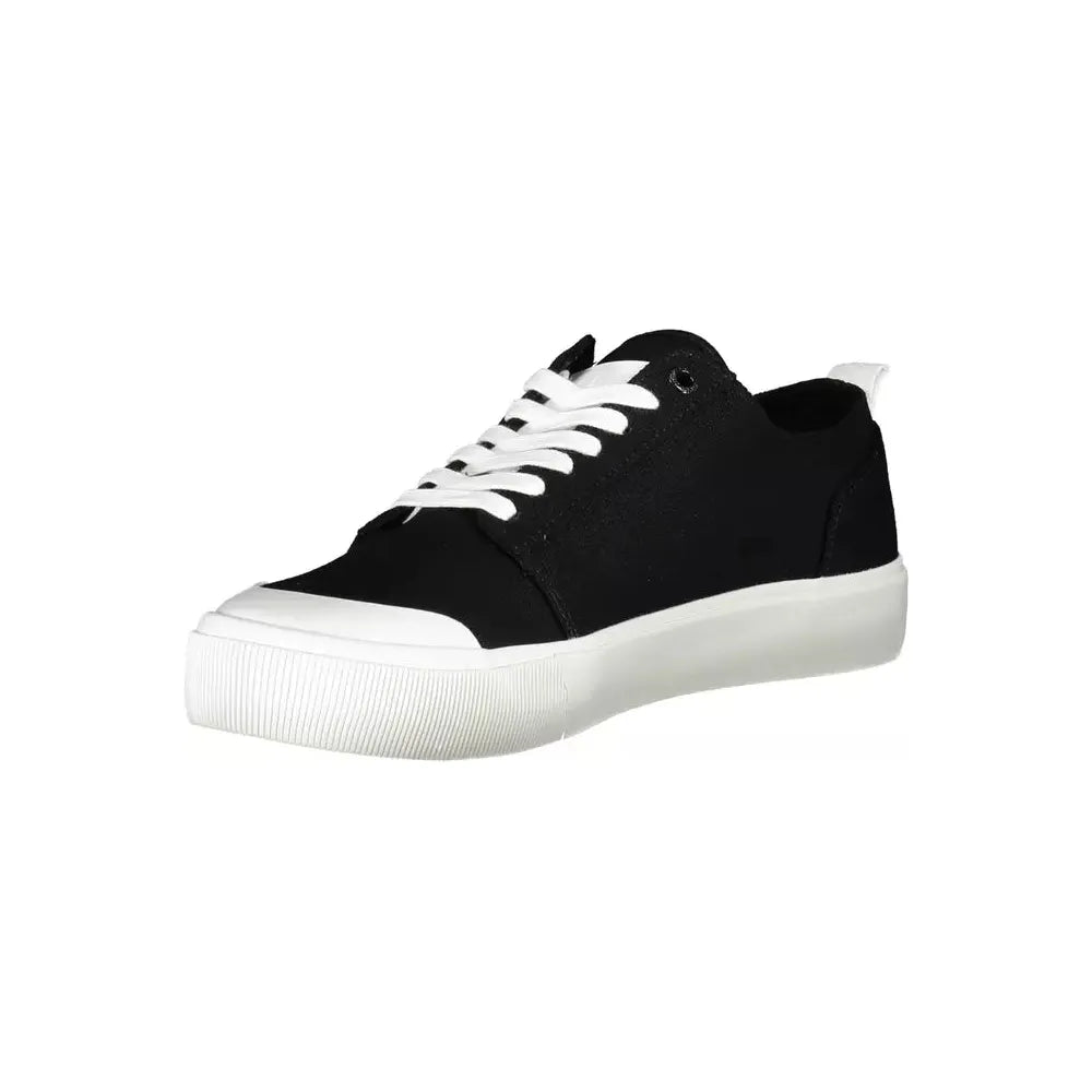 Calvin Klein Sleek Black Sports Sneakers with Eco-Friendly Twist Calvin Klein