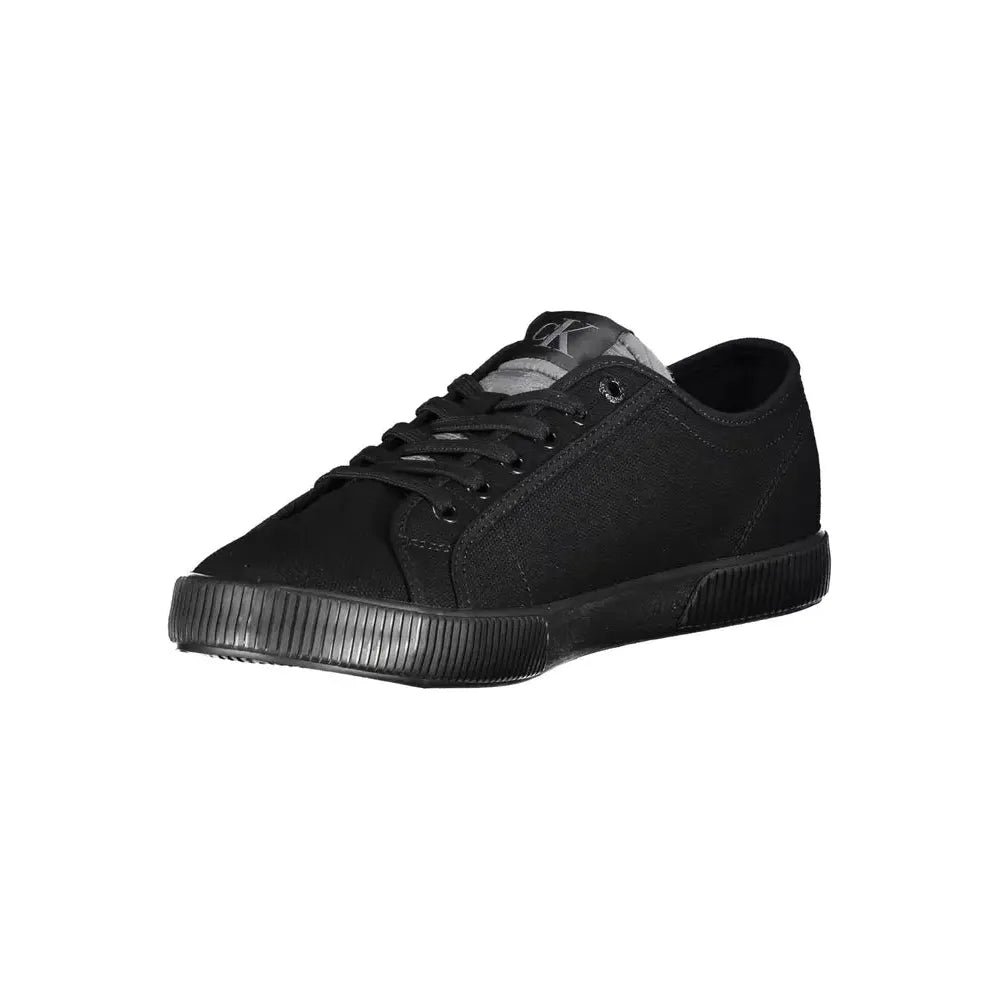 Calvin Klein Sleek Black Sneakers With Eco-Conscious Design Calvin Klein