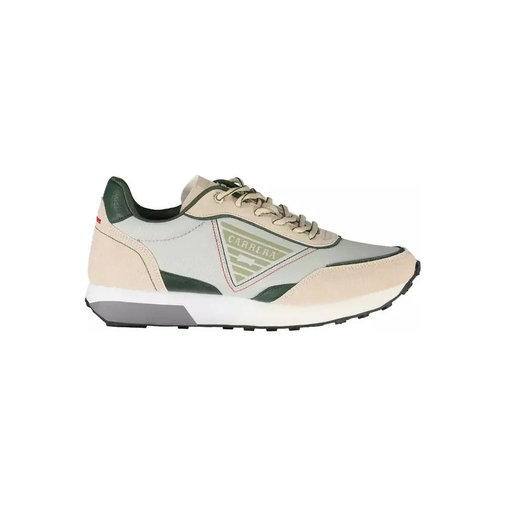 Carrera Beige ECO Leather Sneakers with Contrasting Details Carrera