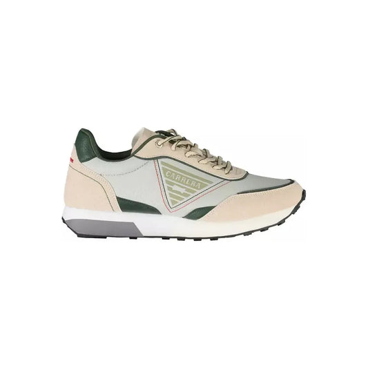 Carrera Beige ECO Leather Sneakers with Contrasting Details Carrera