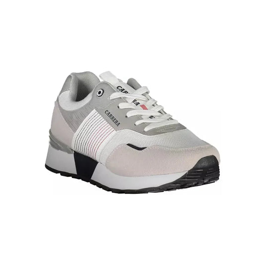 Carrera White Contrast Sneakers with Eco Leather Carrera