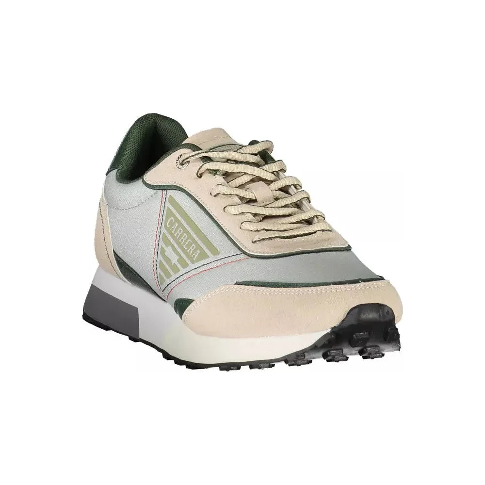 Carrera Beige ECO Leather Sneakers with Contrasting Details Carrera