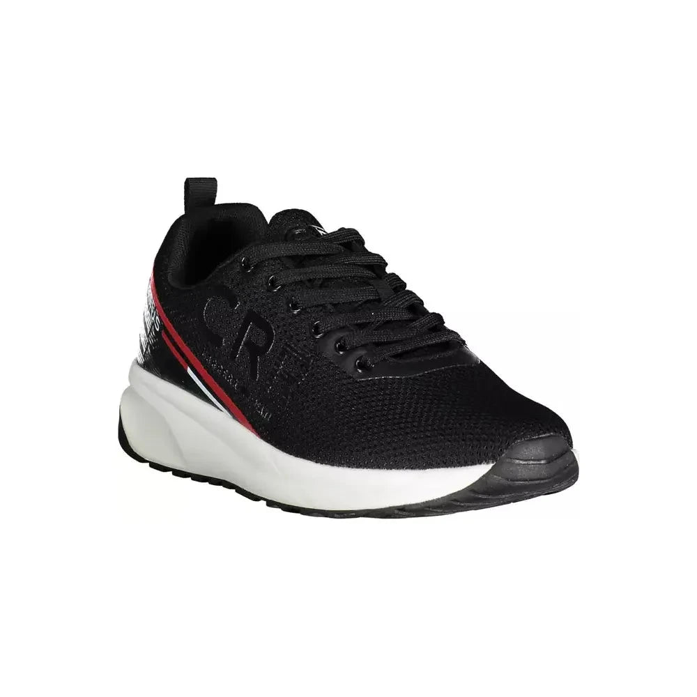 Carrera Sleek Black Sports Sneakers with Striking Contrasts Carrera