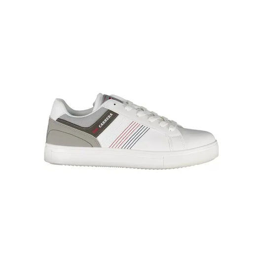 Carrera Sleek White Sneakers with Bold Contrasts Carrera