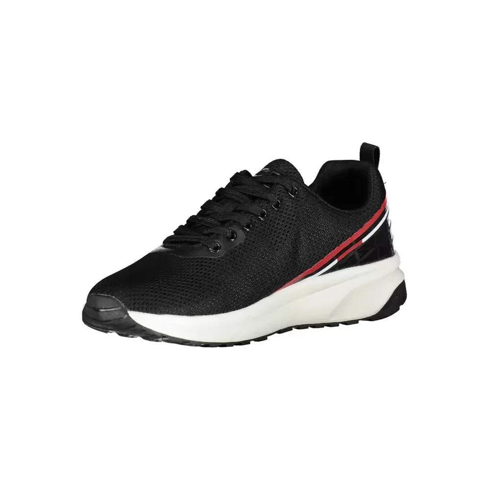 Carrera Sleek Black Sports Sneakers with Striking Contrasts Carrera