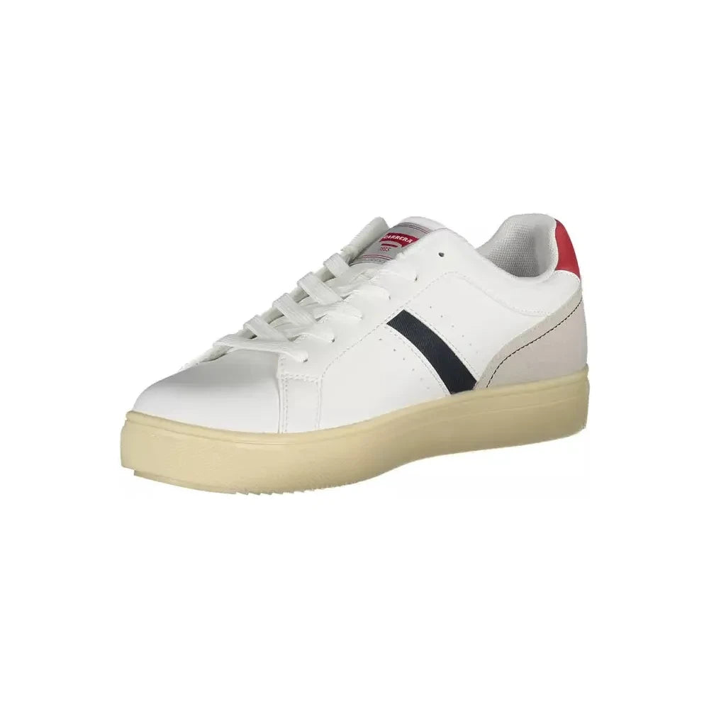 Carrera Sleek White Lace-Up Sports Sneakers Carrera