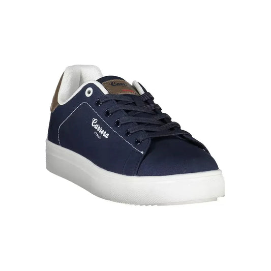 Carrera Sleek Blue Sneakers With Eco-Leather Accents Carrera