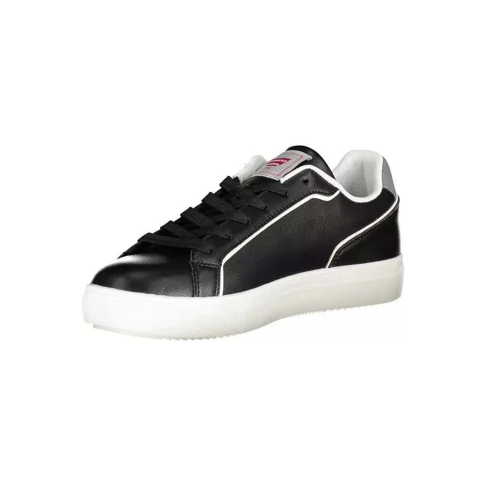 Carrera Sleek Black Sports Sneakers with Contrasting Accents Carrera