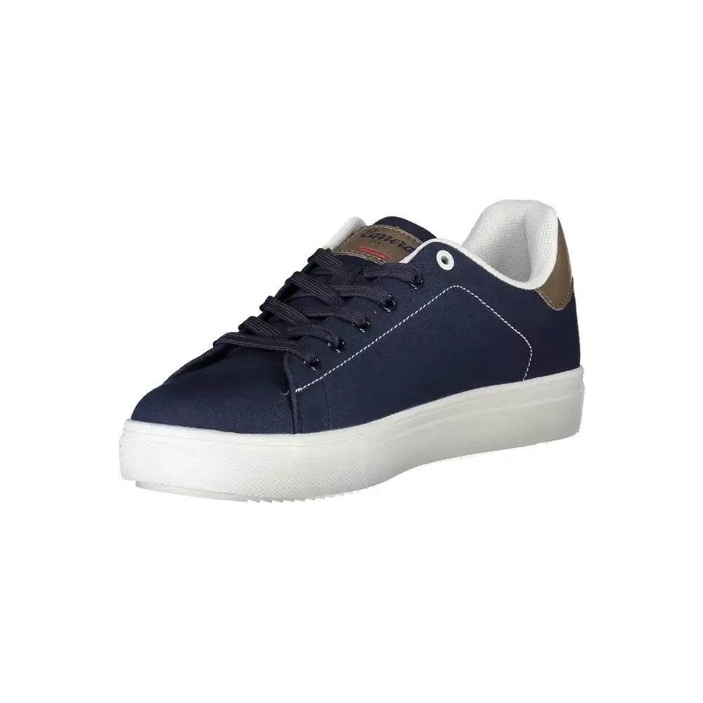 Carrera Sleek Blue Sneakers With Eco-Leather Accents Carrera