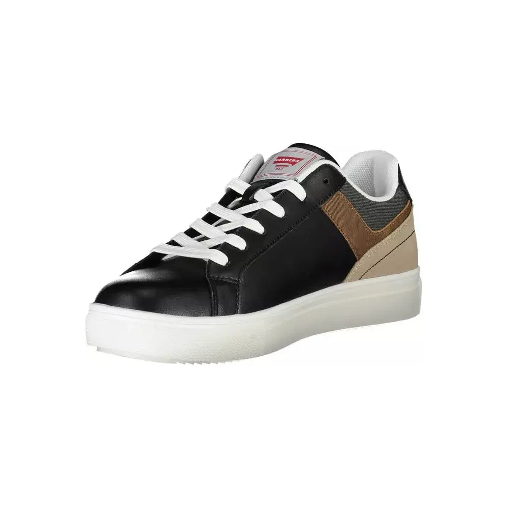 Carrera Sleek Black Sporty Sneakers with Contrasting Accents Carrera