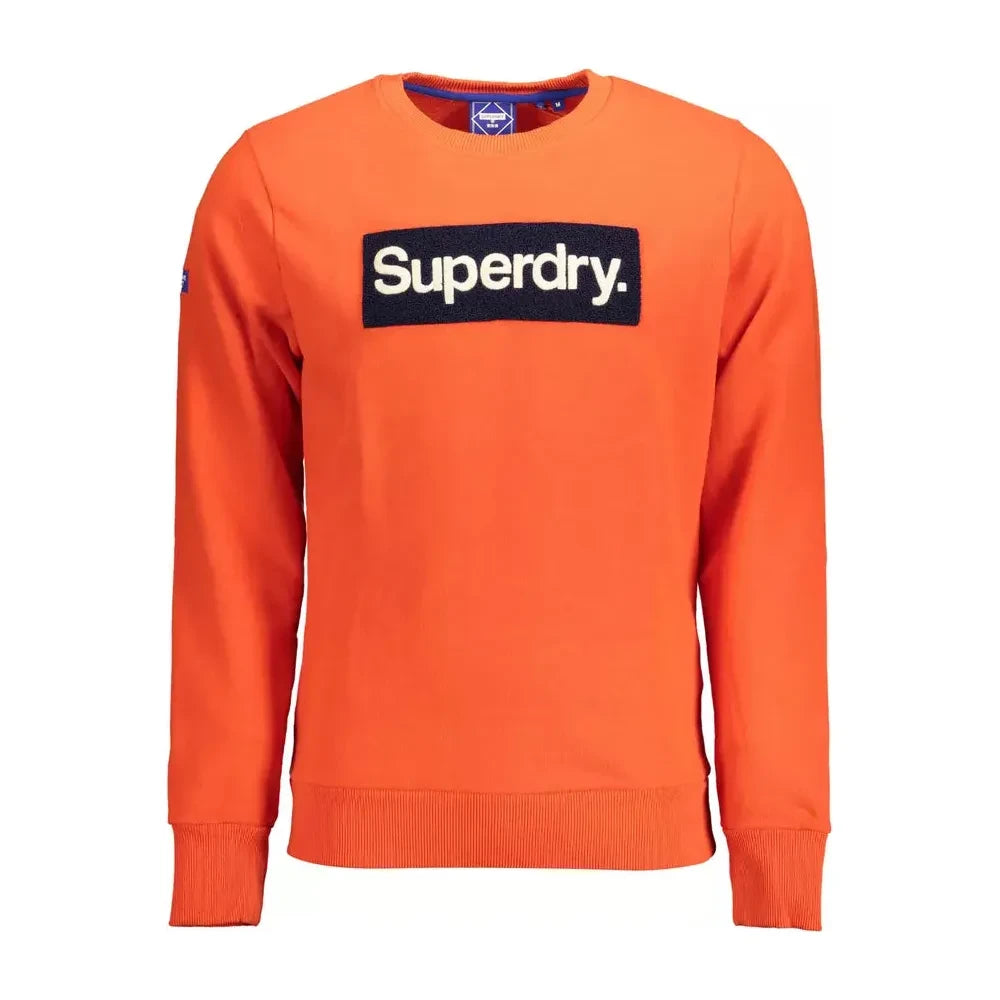 Superdry Vibrant Orange Embroidered Sweatshirt Superdry