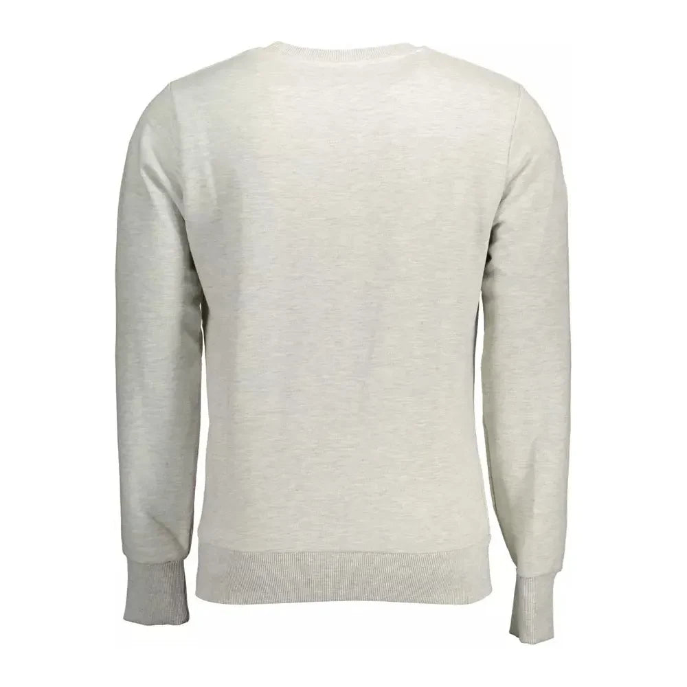 Superdry Chic Gray Embroidered Sweatshirt Superdry