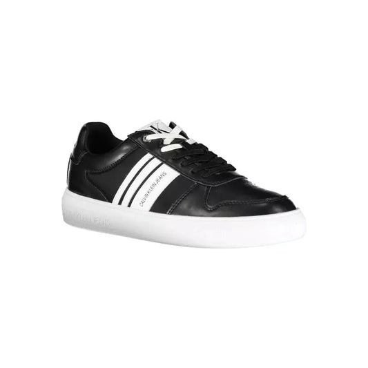 Calvin Klein Sleek Black Sports Sneakers with Contrasting Accents Calvin Klein