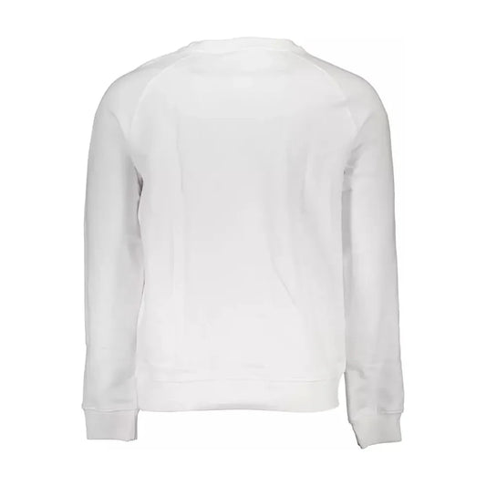 Guess Jeans Crisp White Organic Cotton Sweatshirt Guess Jeans