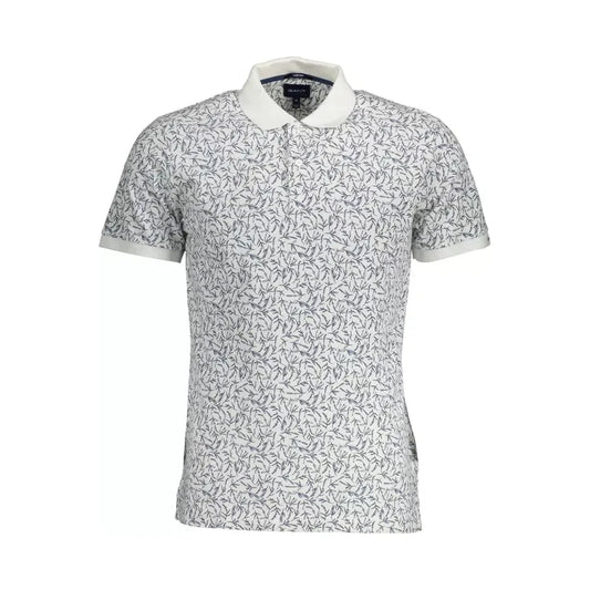 Gant Elegant Short-Sleeved White Polo Shirt Gant