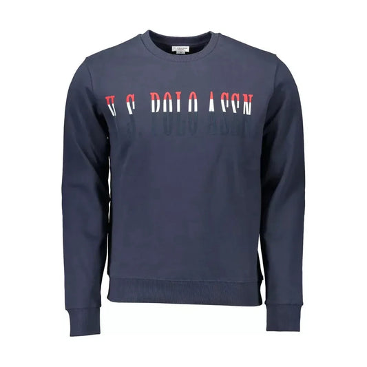 U.S. POLO ASSN. Classic Blue Cotton Sweatshirt with Logo U.S. POLO ASSN.