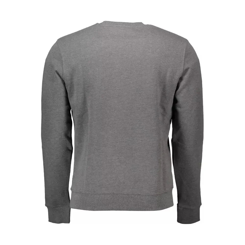 U.S. POLO ASSN. Classic Gray Cotton Crew Neck Sweater U.S. POLO ASSN.