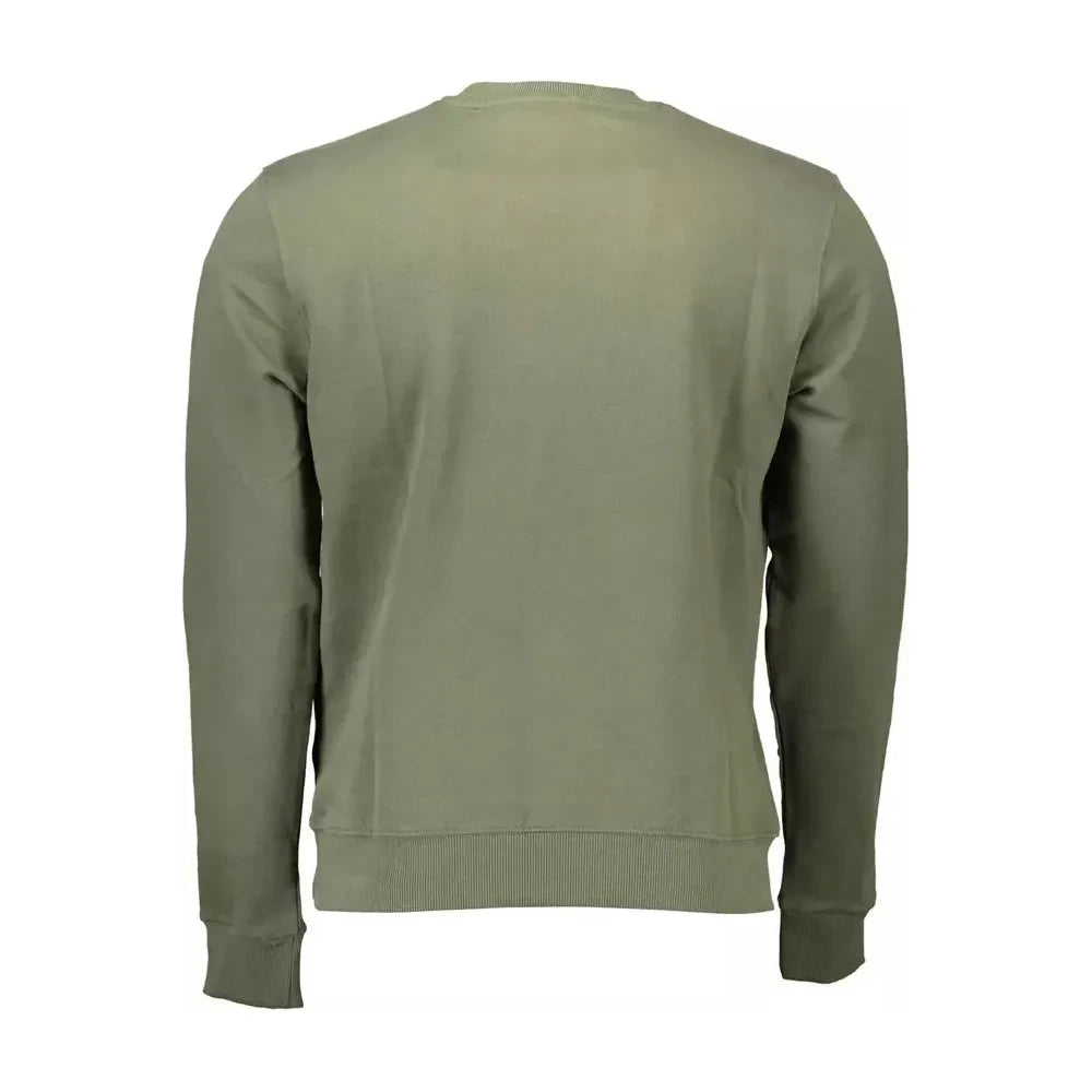 U.S. POLO ASSN. Chic Green Cotton Crew Neck Sweater U.S. POLO ASSN.