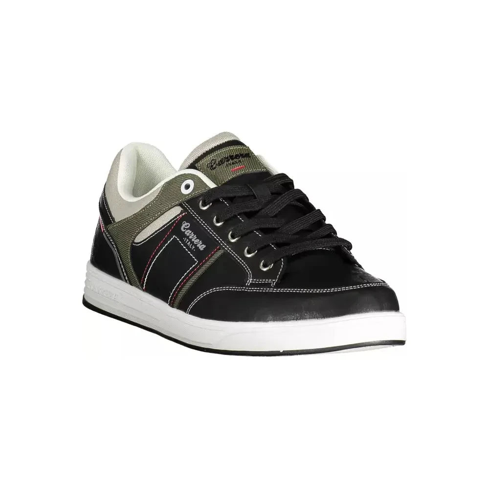 Carrera Black Eco Leather Men Sneaker Carrera