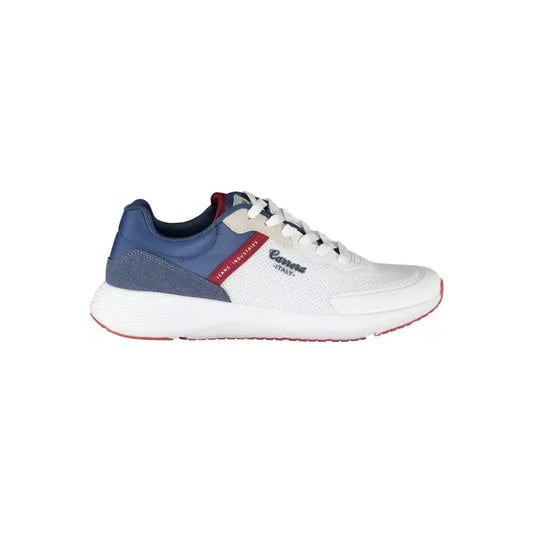 Carrera Sleek White Lace-Up Sneakers with Contrasting Accents Carrera