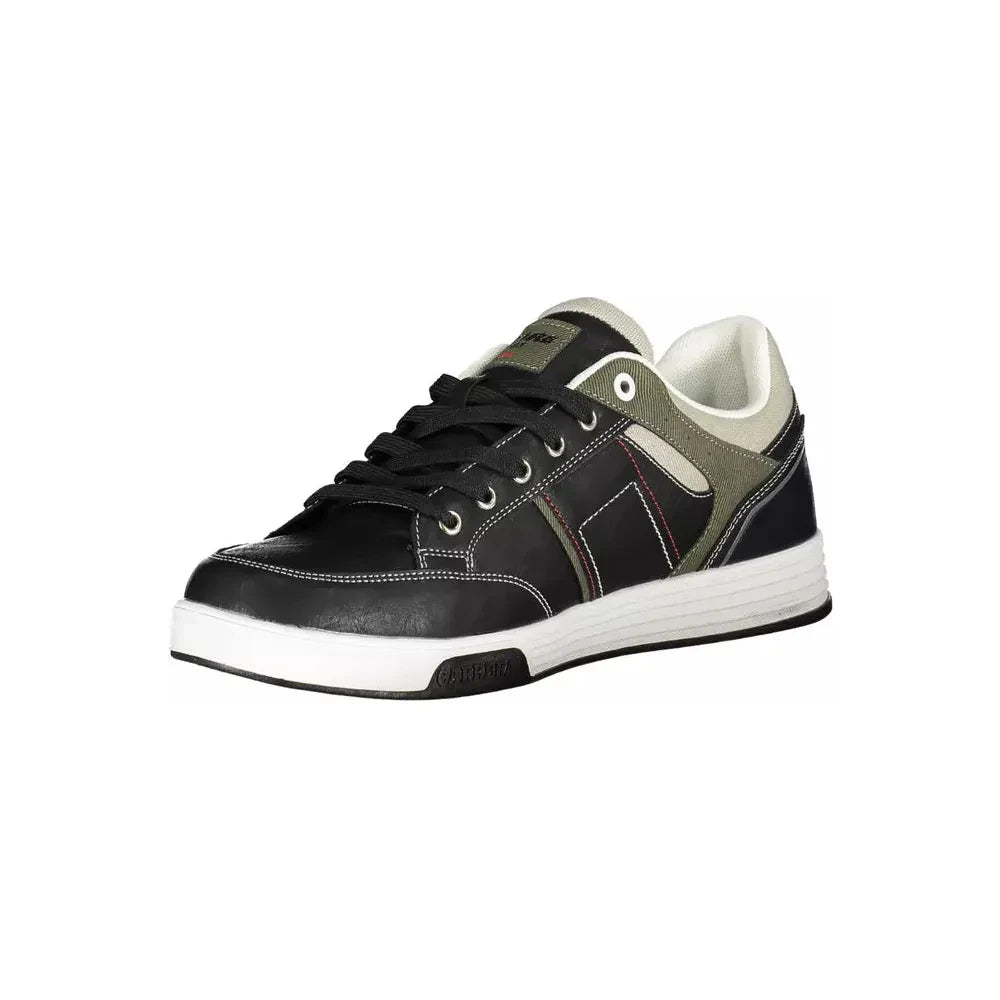 Carrera Black Eco Leather Men Sneaker Carrera