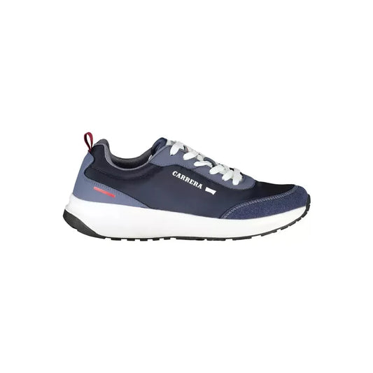 Carrera Sleek Blue Sneakers with Eco-Leather Accents Carrera