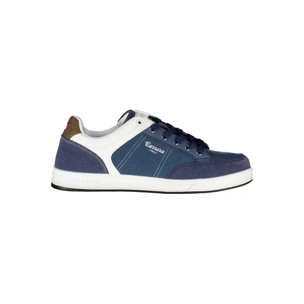 Carrera Eco-Conscious Blue Sneakers with Contrasting Details Carrera