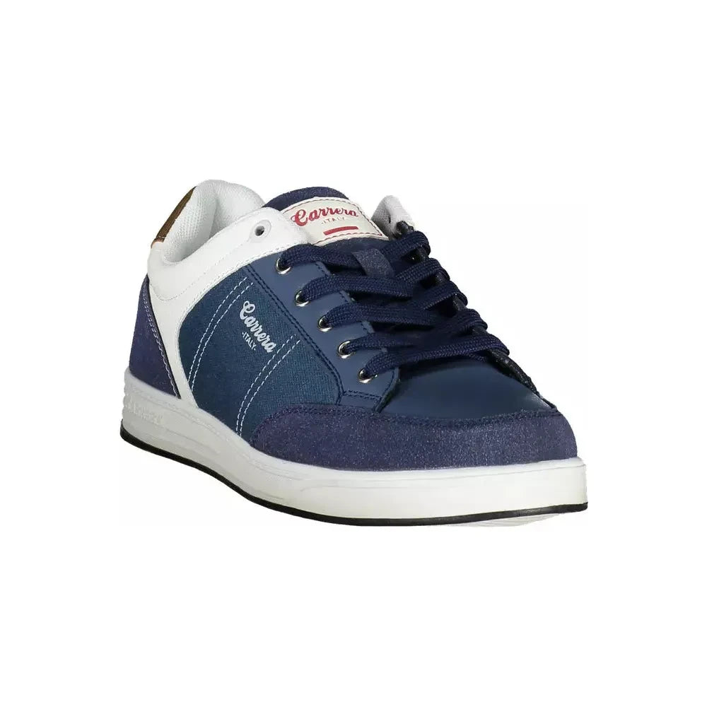 Carrera Eco-Conscious Blue Sneakers with Contrasting Details Carrera