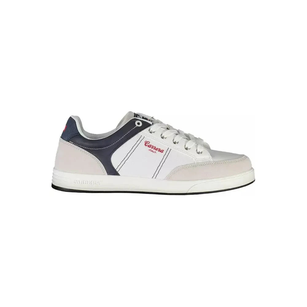 Carrera Sleek White Sports Sneakers with Contrasting Accents Carrera