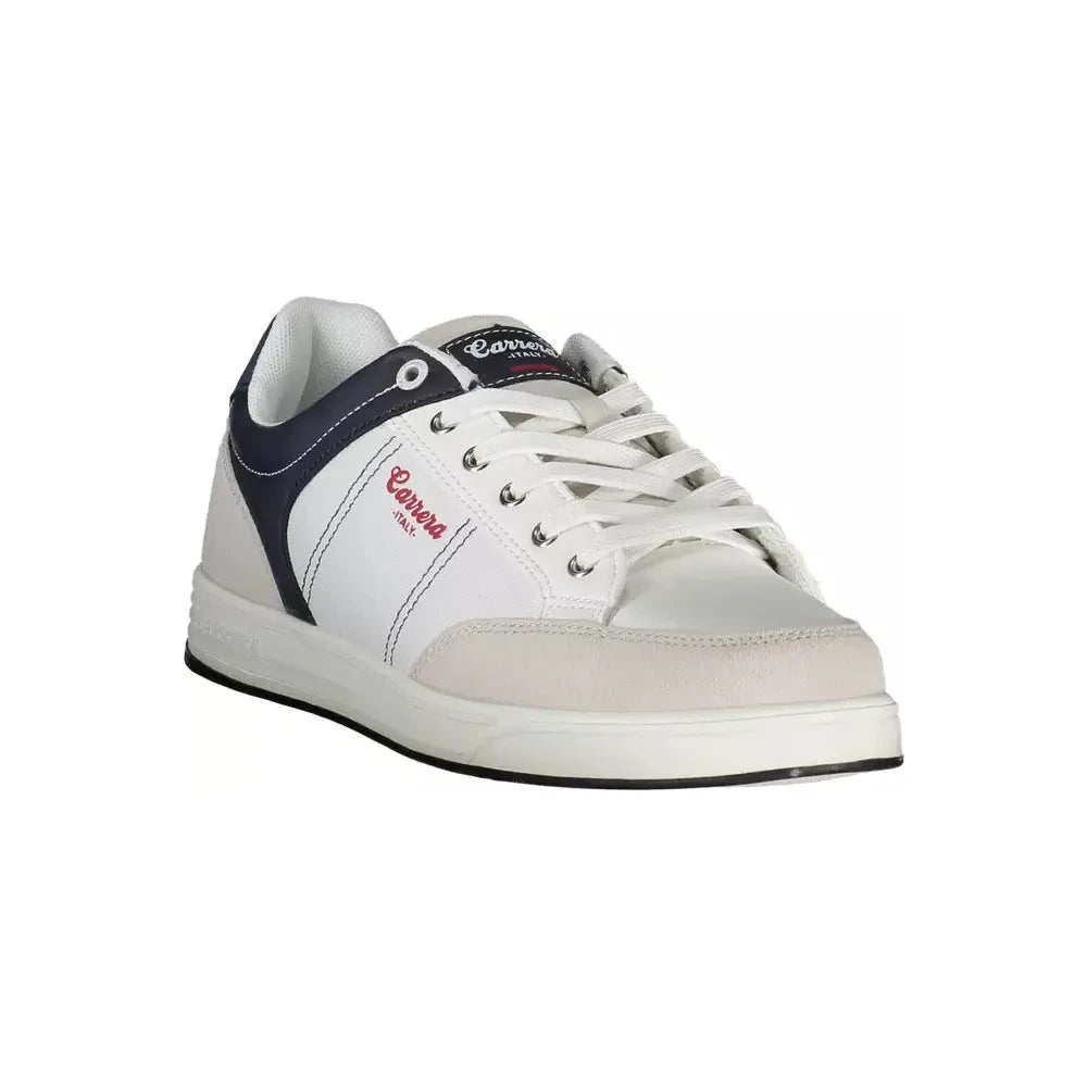 Carrera Sleek White Sports Sneakers with Contrasting Accents Carrera