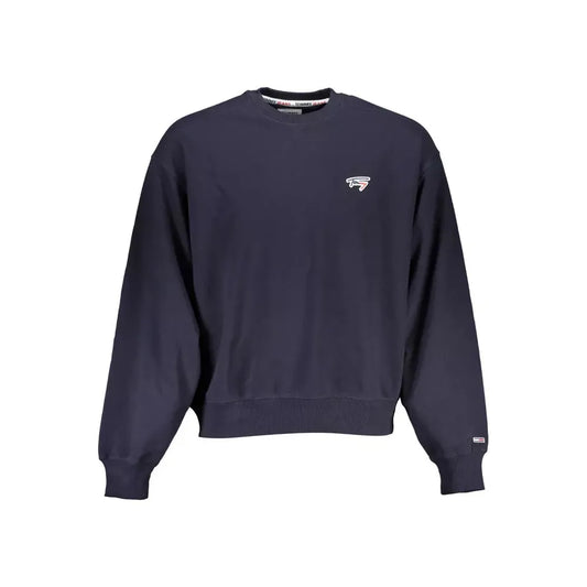 Tommy Hilfiger Eco-Conscious Blue Crew-Neck Sweatshirt Tommy Hilfiger