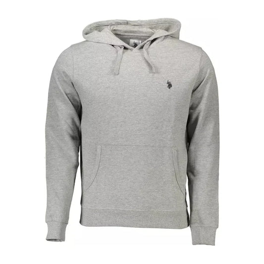 U.S. POLO ASSN. Classic Hooded Gray Cotton Sweatshirt U.S. POLO ASSN.