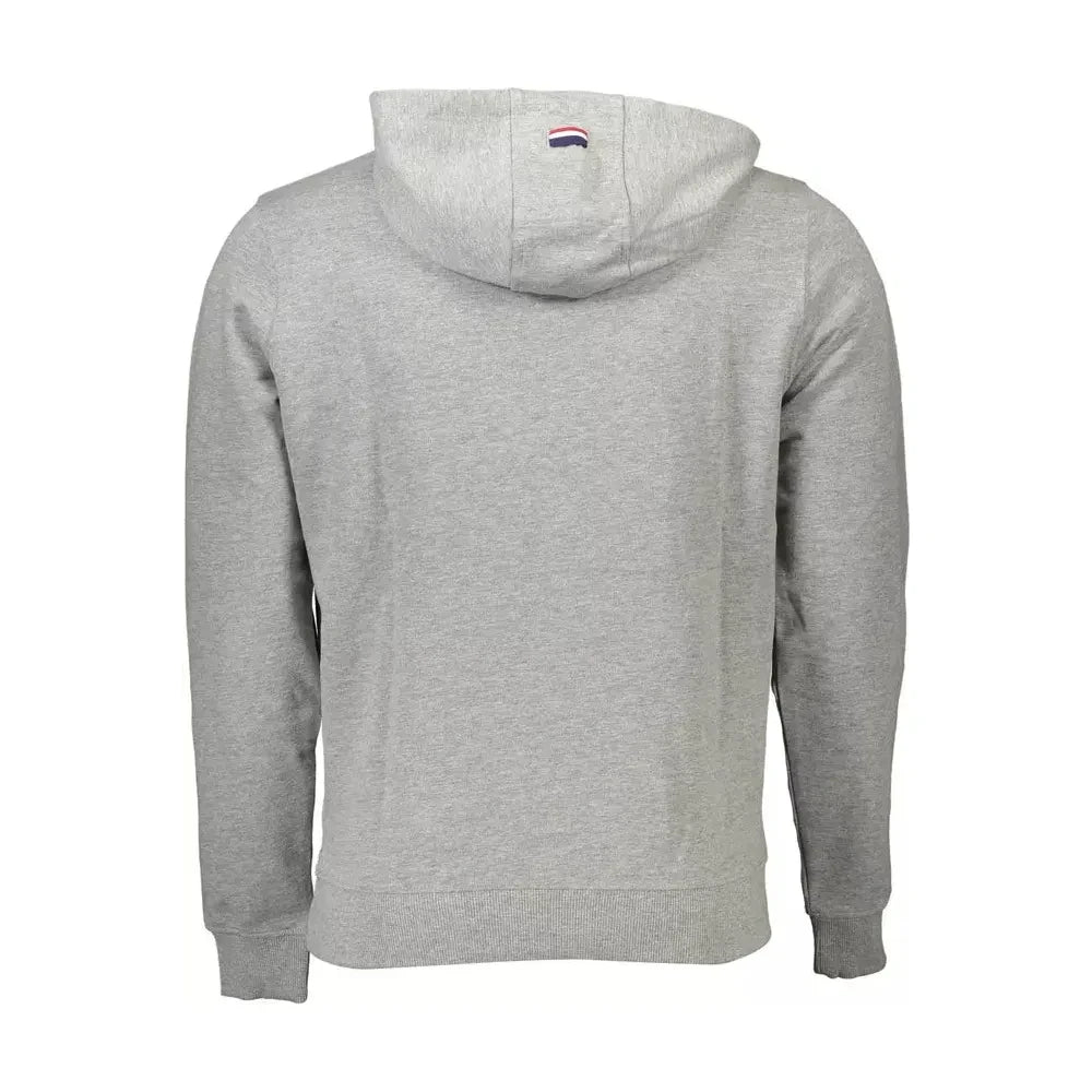 U.S. POLO ASSN. Classic Hooded Gray Cotton Sweatshirt U.S. POLO ASSN.