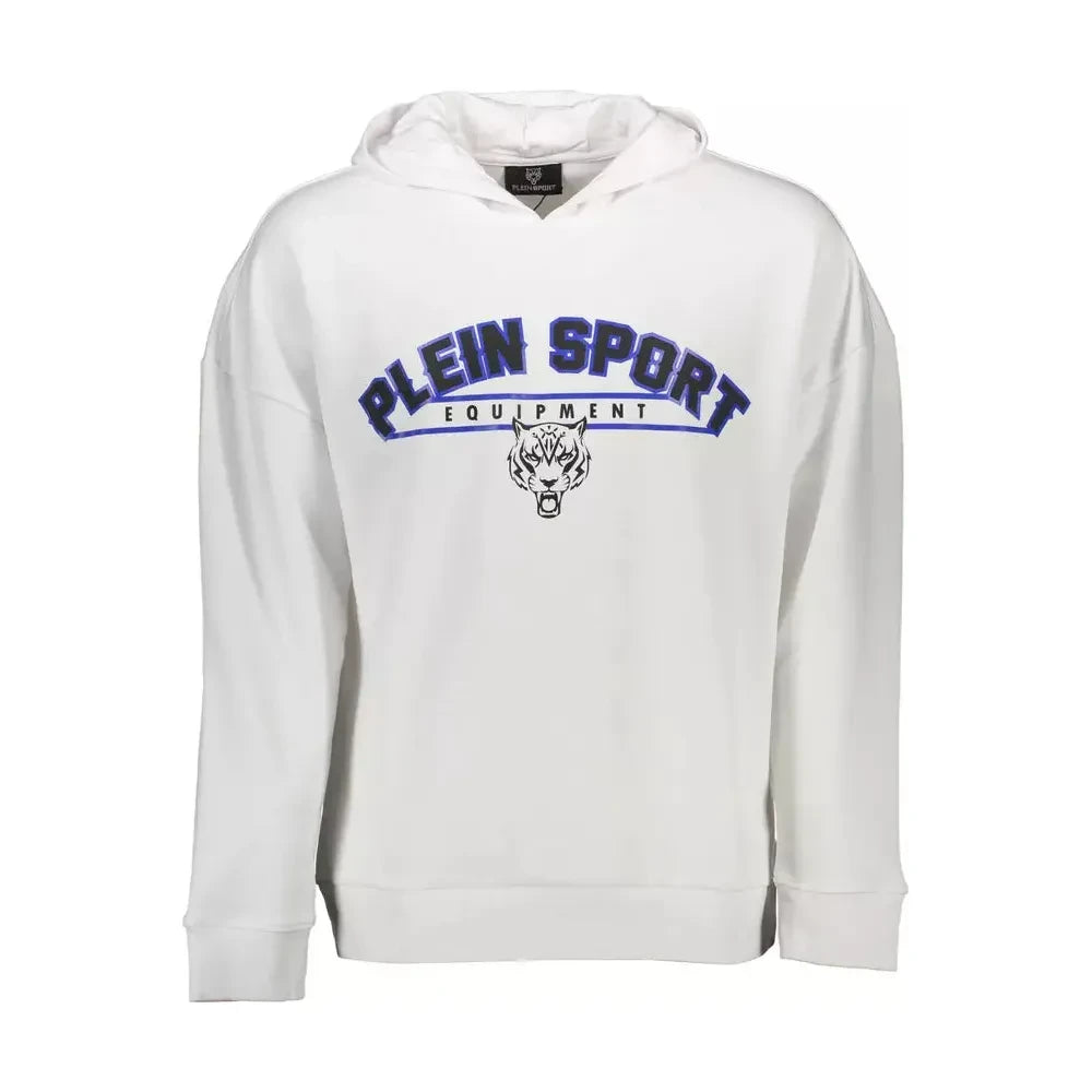 Plein Sport White Cotton Men Sweatshirt Plein Sport